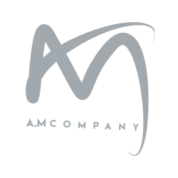 The logo for amc company.