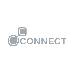 The connect logo on a black background.