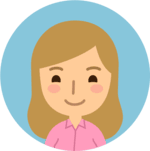 An avatar of a woman wearing a pink shirt.