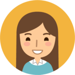 An avatar of a woman with brown hair.